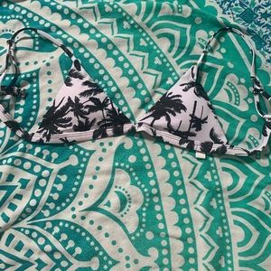 small palm tree swim top